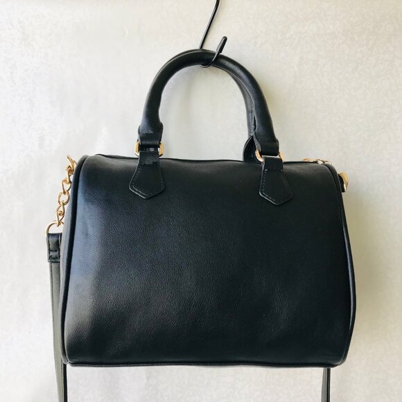 Juicy Couture Run The World Satchel Bag Purse Ruffle Liquorice Black MSRP : $89 - Picture 2 of 10